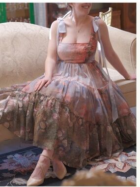 BHLDN x Geisha Designs Isabella Floral Dress size 4